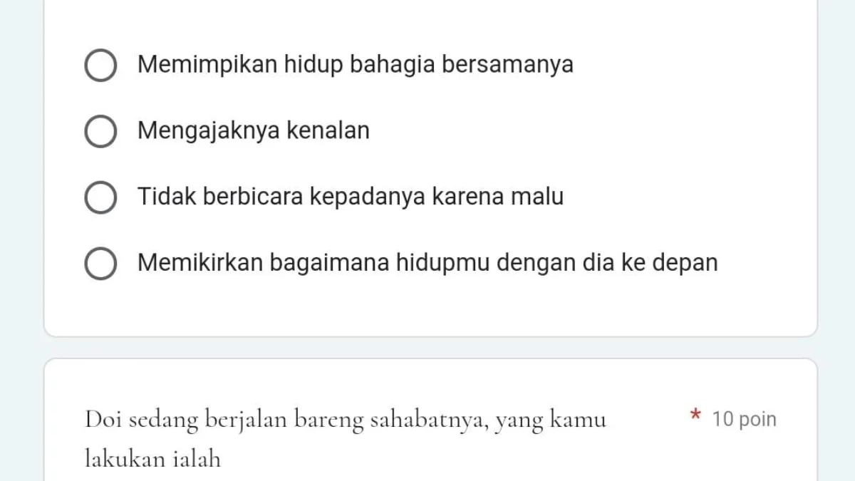 Link Ujian Halu Docs Google Form Terbaru 2024 Gratis DISINI, Tes Seberapa Jauh Kehaluanmu