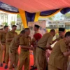 WFH ASN: Kegiatan halal bi halal pejabat dan aparatur negara di lingkungan Pemerintah Kota (Pemkot) Bandung, di Balaikota pada Selasa (16/4).