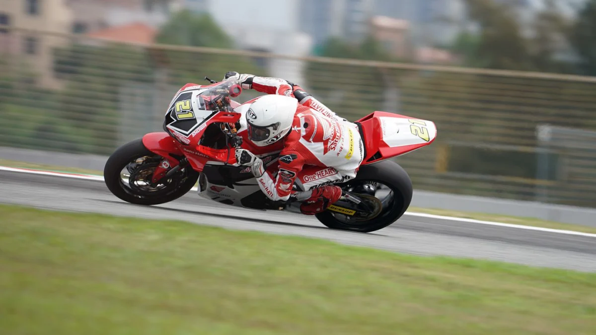 Manfaatkan Kekuatan CBR250RR, Pebalap Astra Honda Kibarkan Merah Putih di ARRC China