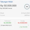 Tabungan Impian Nikah yang Viral di TikTok/ Tangkap Layar JabarEkspres.com