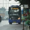rmada Bis Trans Metro Pasundan beroperasi di Jalan Soekarno Hatta, Kota Bandung. (Pandu Muslim/Jabar Ekspres)
