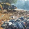Penampakan pengolahan sampah ilegal di Desa Mekarsari, Kecamatan Rancabungur, Kabupaten Bogor.