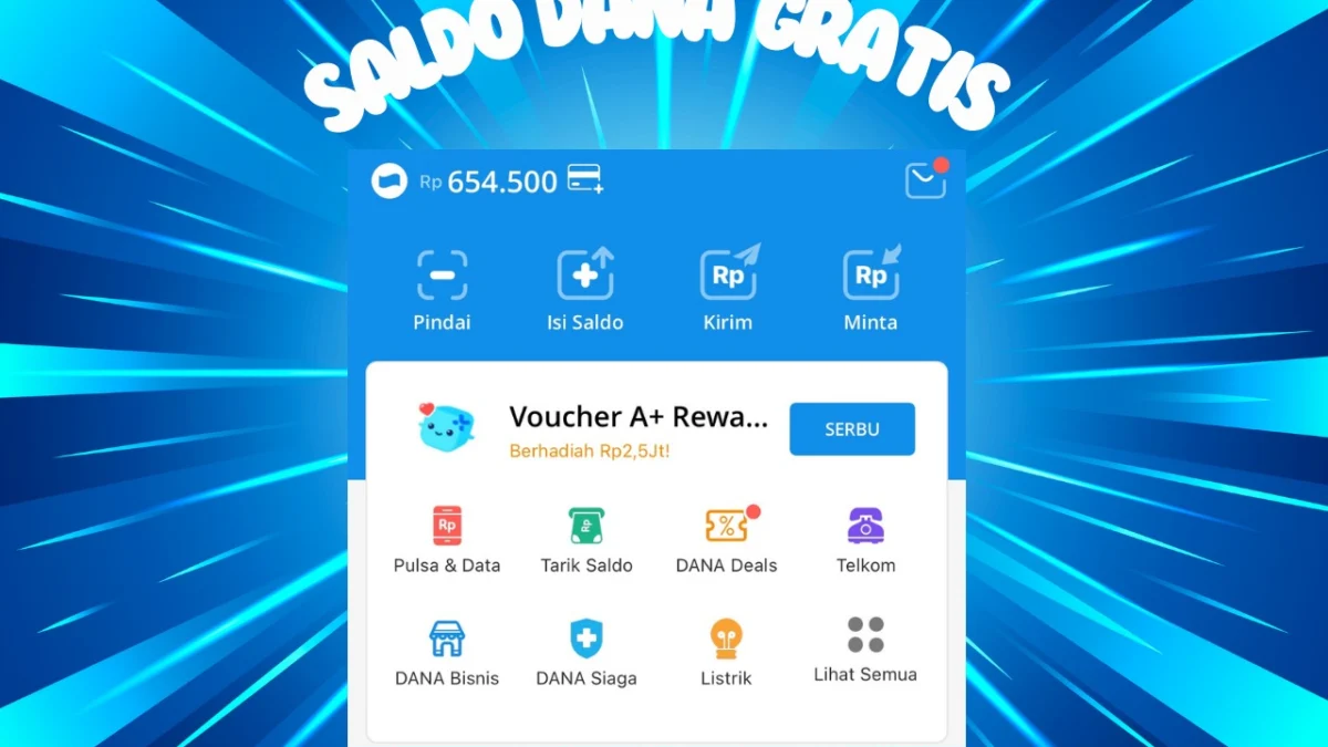 GAS! Saldo DANA Gratis hingga Rp 100.000 Cair dengan Sekali Klik di Link DANA Kaget