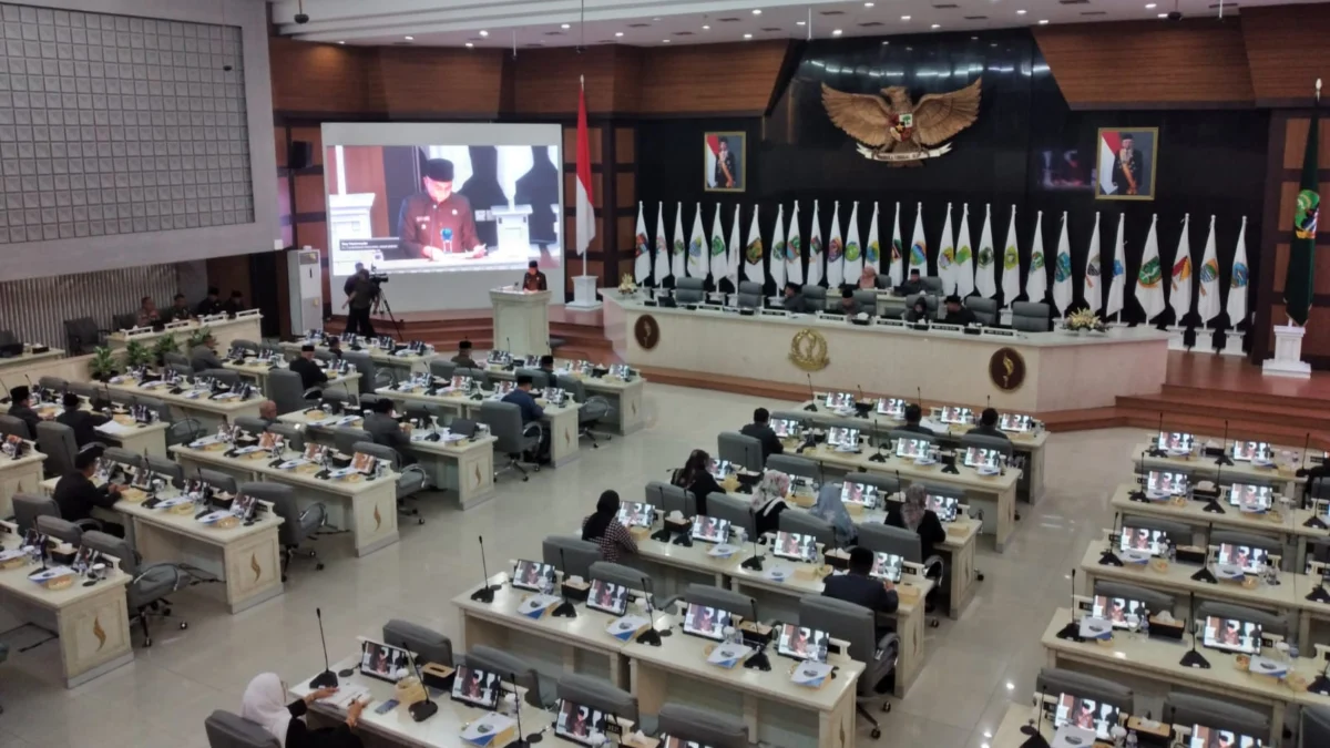 Suasana Raperda tentang penyelenggaraan penghormatan, perlindungan dan pemenuhan hak penyandang disabilitas.