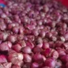 Harga bawang merah di Pasar Tradisional Tagog Padalarang, Bandung Barat perlahan turun. Senin (29/4). Foto Jabarekspres