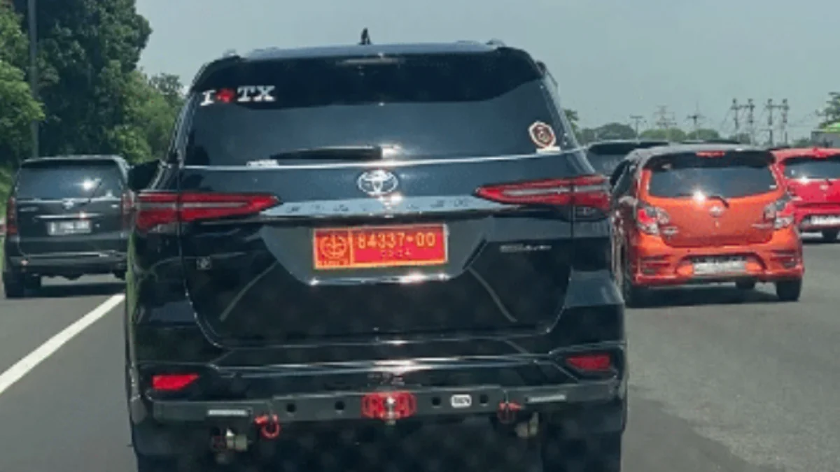 Viral Sopir Arogan Mobil Fortuner Berpelat Dinas TNI Palsu Ditangkap