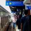 Ist. Puncak arus mudik menggunakan Kereta api Diprediksi terjadi Sabtu besok. Foto. Pandu Muslim Jabar Ekspres.