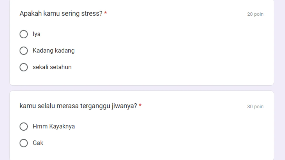 Link Tes Kesehatan Mental Google Form Gratis DISINI, Uji Seberapa Sehat Mentalmu Sekarang Link Tes Kesehatan Mental Google Form Gratis DISINI, Uji Seberapa Sehat Mentalmu Sekarang