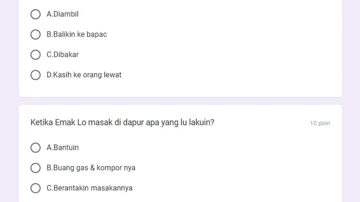 Link Ujian Anak Haram Docs Google Form Gratis 2024