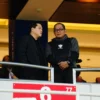 Erick Thohir Saat Menyaksikan pertandingan Indonesia vs Yordania (PSSI)