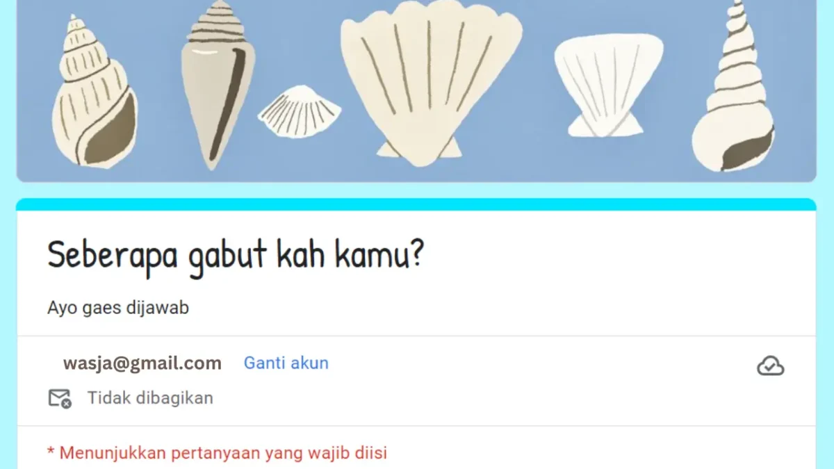LINK Tes Kegabutan Terbaru Format Google Form 2024, Gratis dan Mudah, Seberapa Gabut Kamu?