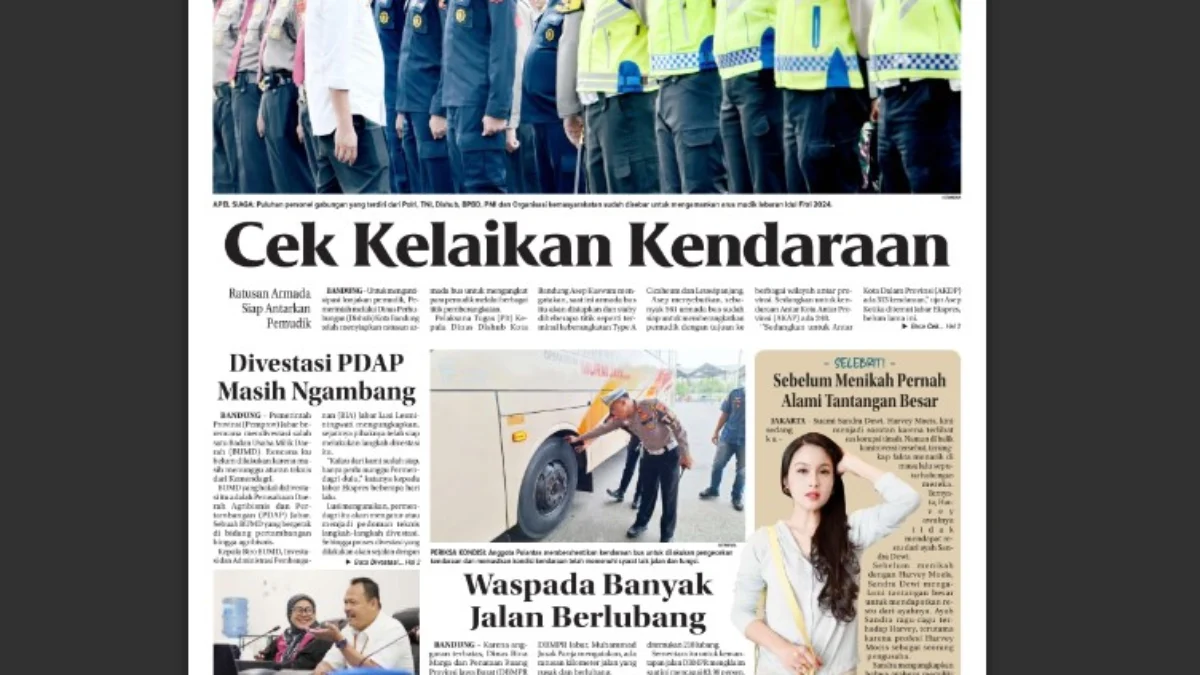 Epaper Jabar Ekspres 5 April 2024