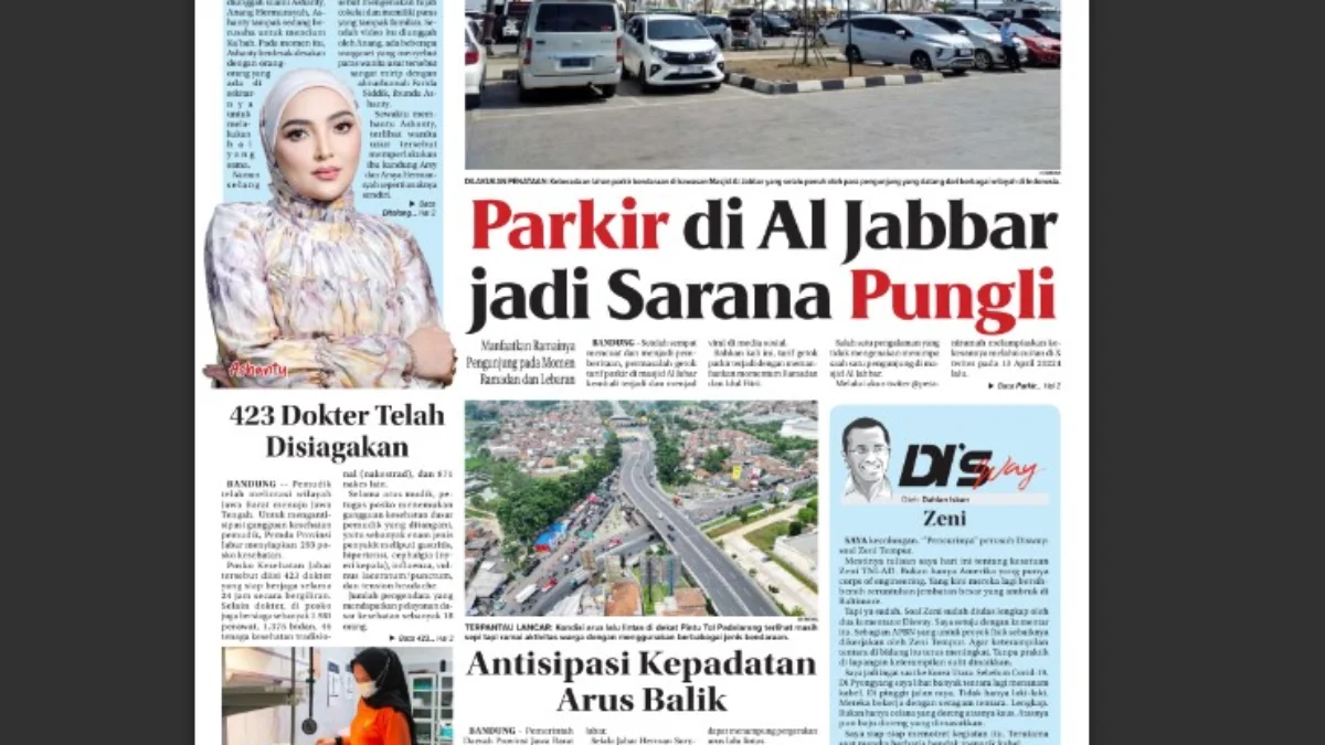 Epaper Jabar Ekspres 15 April 2024