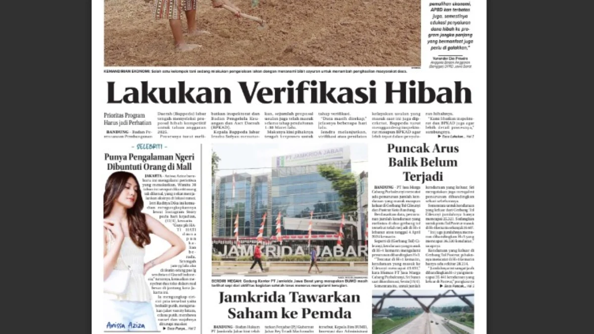 Epaper Jabar Ekspres 16 April 2024