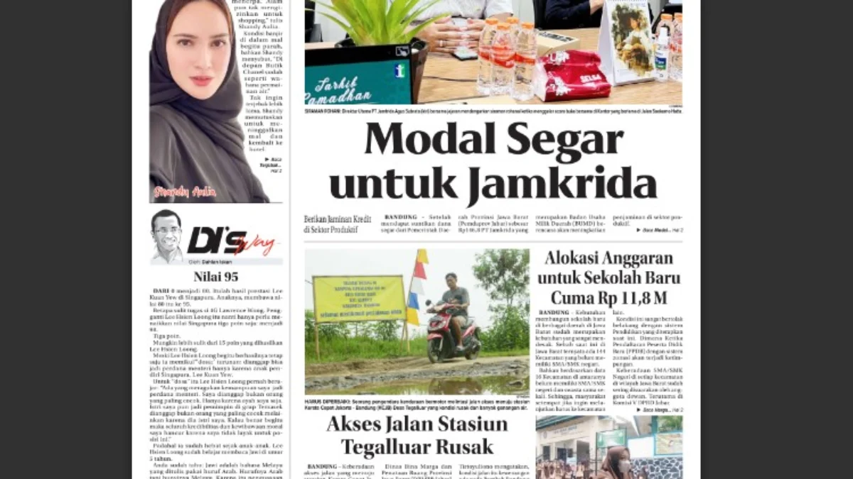 Epaper Jabar Ekspres 20 April 2024