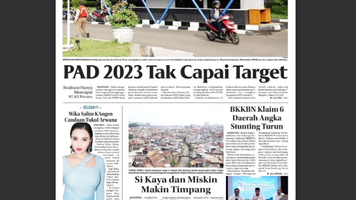 Epaper Jabar Ekspres 23 April 2024
