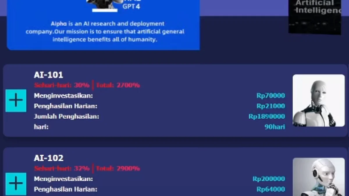 Apakah Aplikasi Penghasil Uang OpenAI itu Penipuan Investasi Bodong? Ini Faktanya