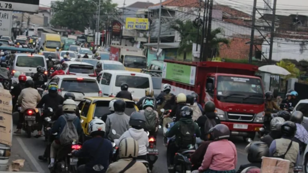 Ist. Kendaran roda dua saat mendominasi arus mudik lebaran tahun lalu. Dok. Jabar Ekspres.
