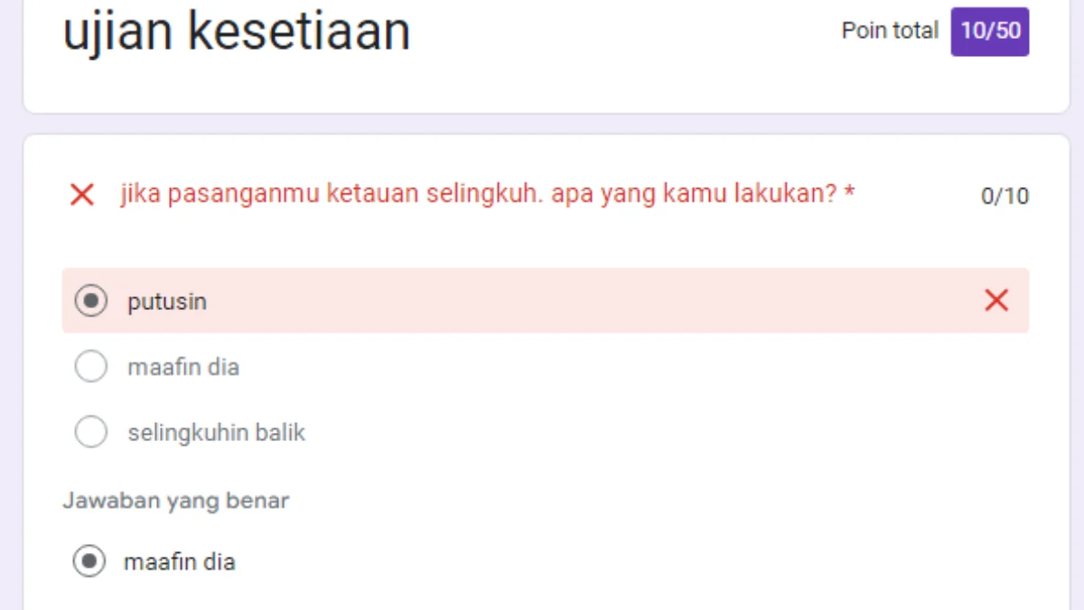 Buruan Coba Link Tes Kesetiaan 2024, Benarkah Kamu Orang yang Setia?
