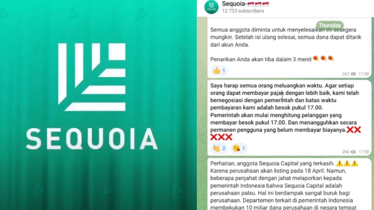 Benarkah Hari Ini, Aplikasi Seqouia Akan Scam? Semua Member Diwajibkan Bayar Pajak? Benarkah Hari Ini, Aplikasi Seqouia Akan Scam? Semua Member Diwajibkan Bayar Pajak?