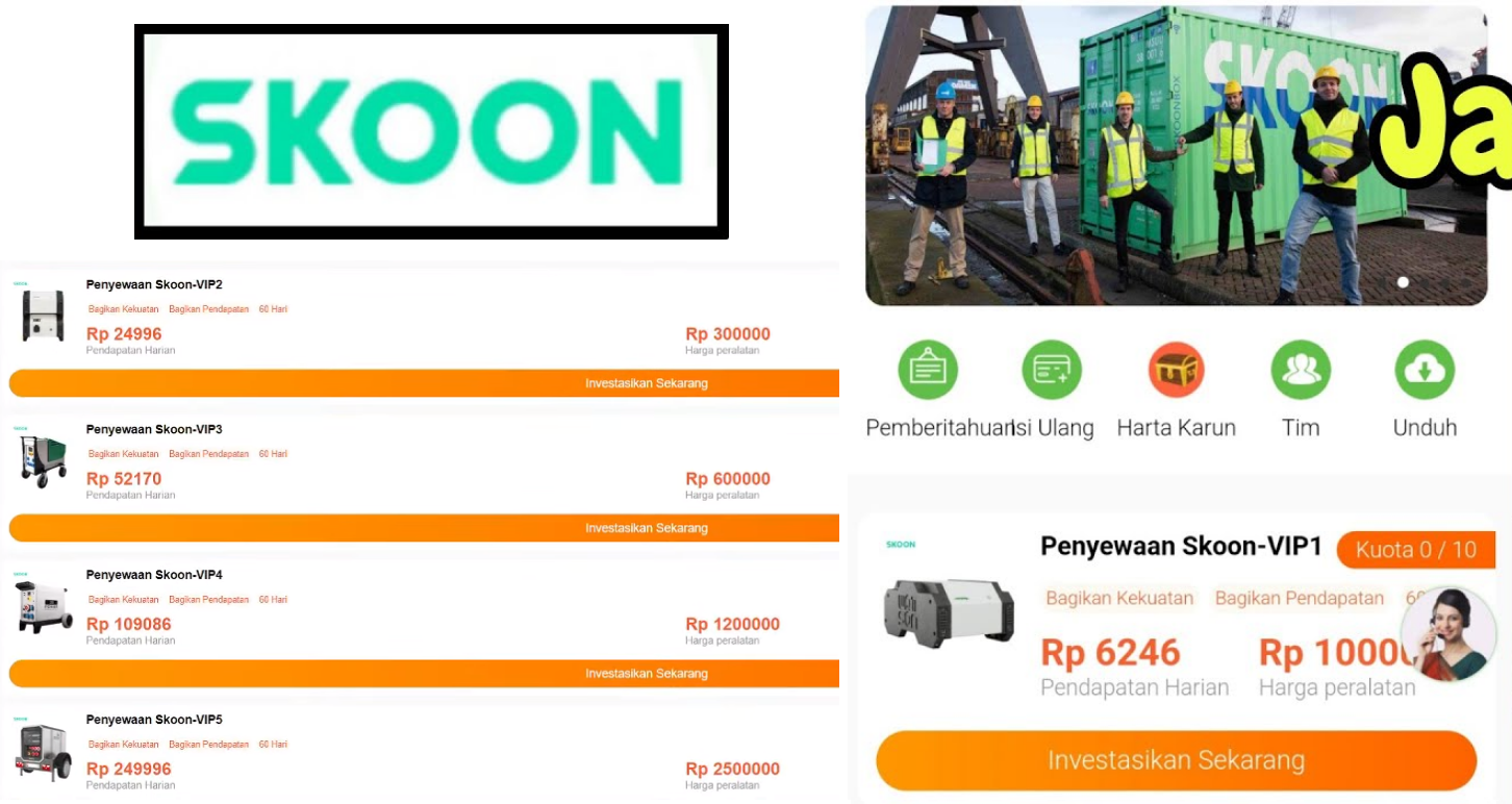 Skoon Cheque Cara kerja Investasi Aplikasi Skoon, Hati-Hati Aplikasi Penipuan! Cek ...