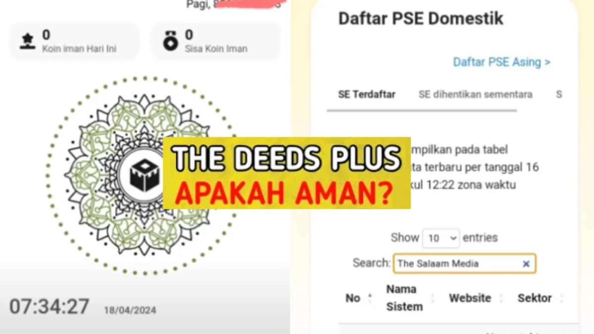 Aplikasi Penghasil Uang The Deeds Plus Terpercaya? Ini Legalitas Aplikasi The Deeds+