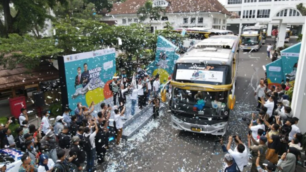Pelepasan Mudik Asyik Bersama BUMN 2024: Bio Farma Berangkatkan 500 Pemudik