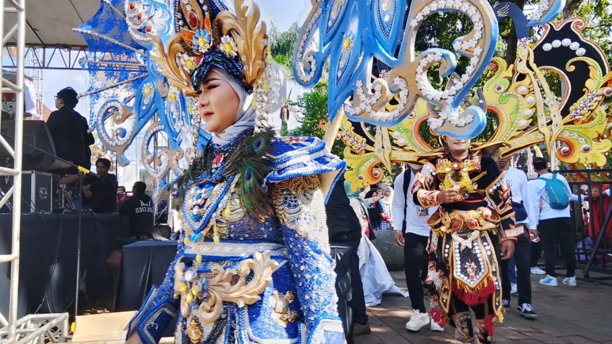 Potret penari pada Hari Tari Sedunia di Cimahi/ Mong/