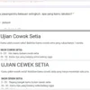 3 Link Ujian Kesetiaan via Google Form 2024/ Kolase Google Form