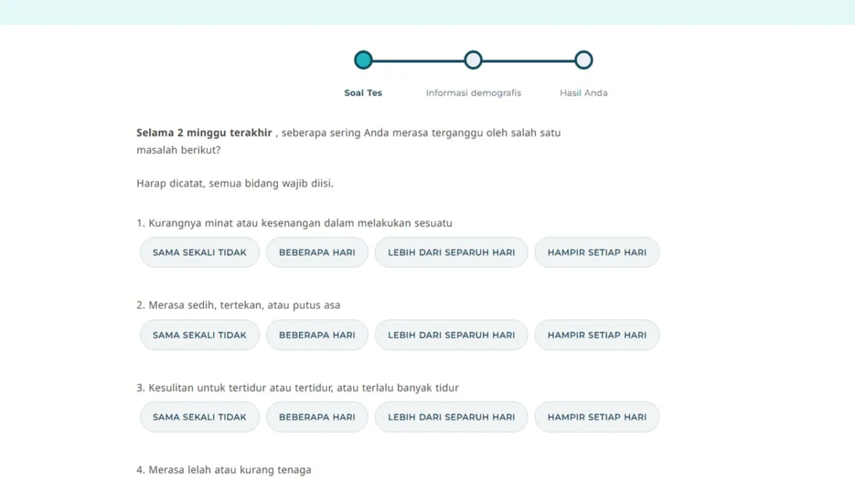 Link Tes Kesehatan Mental dari Amerika, Ada Banyak Pilihan!