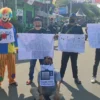Jurnalis di Kota Bogor Tolak RUU Penyiaran. Foto : Sandika Fadilah /Jabarekspres.com