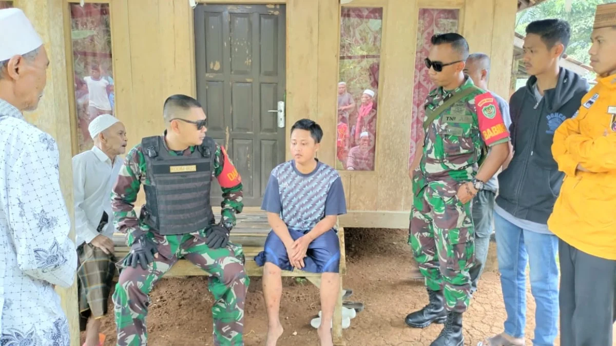 Potongan video pelaku pembunuhan ibu kandung di Sukabumi. (ist)