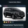 Penampakan hadiah mobil yang dijanjikan sebagai hadiah undian dari MSL.