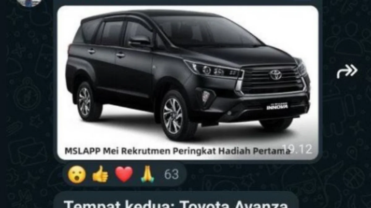 Hadiah Mobil yang dijanjikan oleh MSL untuk membernya.