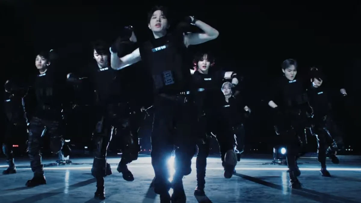 Potongan video MV dari lagu terbaru TREASURE 'Kingkong' (Youtube TRASURE)