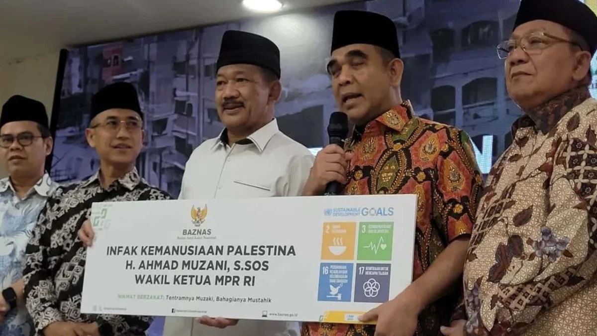 Wakil Ketua MPR RI Salurkan Bantuan Rp250 Juta untuk Palestina melalui Baznas Wakil Ketua MPR RI Salurkan Bantuan Rp250 Juta untuk Palestina melalui Baznas