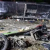 Tidak Ada Jejak Rem Ketika Bus Terguling di Subang