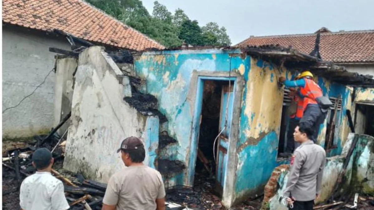 Ponpes di Bogor Ludes Terbakar. Foto Dokumen Polsek Jasinga