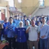Dari kanana berjejer empat bakal calon Wali Kota Banjar yang mendaftar ke Partai Demokrat hadir dalam konsolidasi dan sosialisasi di Kota Banjar Jawa Barat, Jumat 26 Mei 2024. (Cecep Herdi/Jabar Ekspres)