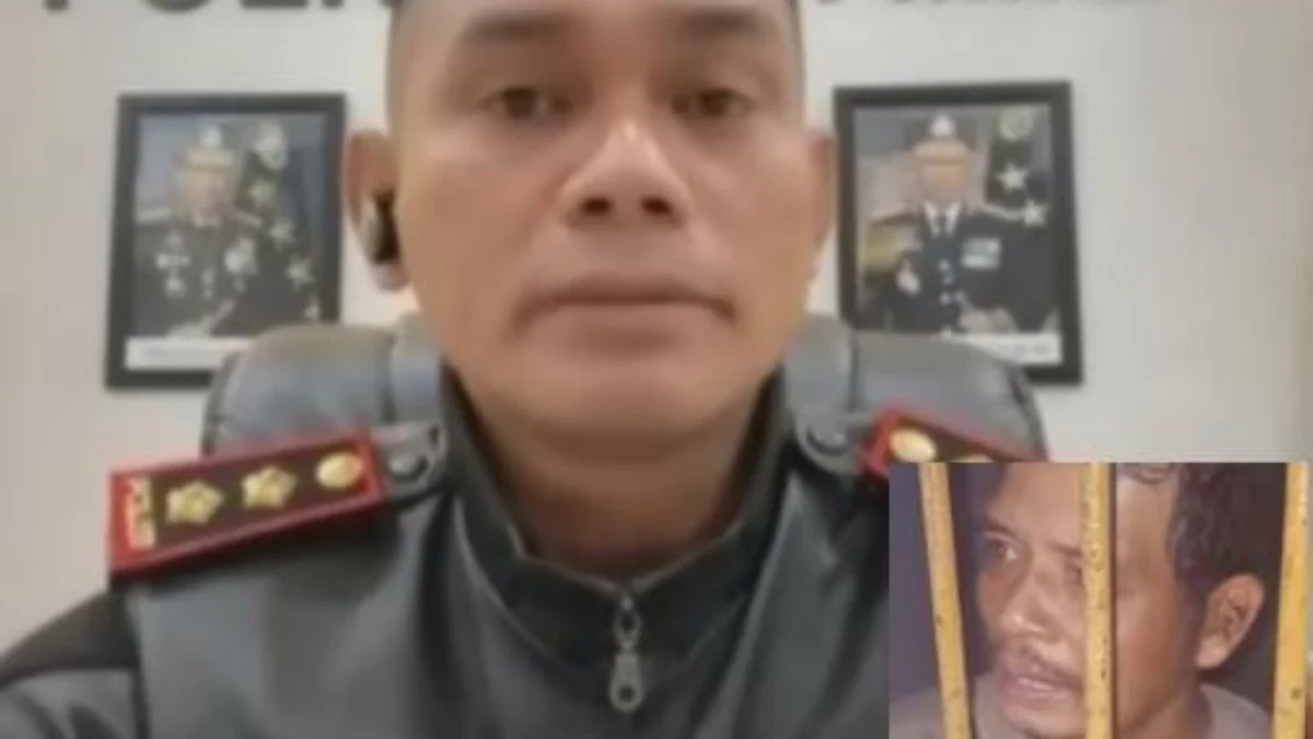 Kapolres Ciamis AKBP Akmal, yang menjelaskan kondisi kejiwaan Pelaku mutilasi Ciamis