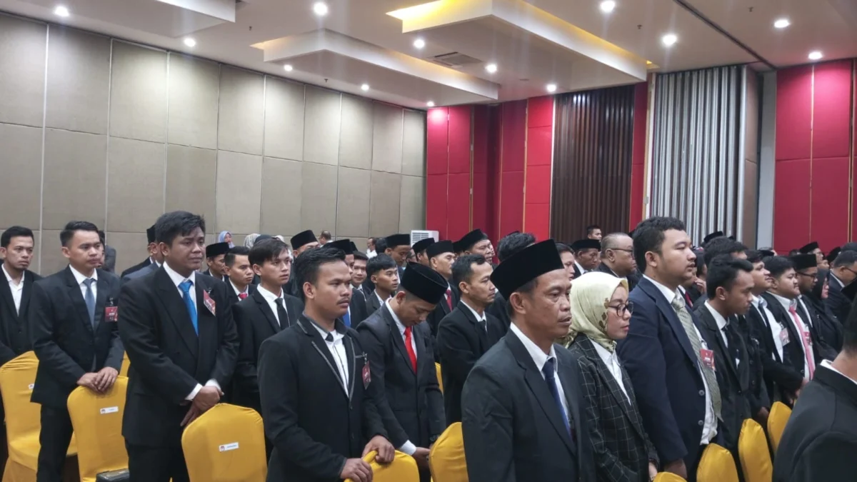 Pelantikan PPK di Hotel Lorin Sentul. Foto : Sandika Fadilah /Jabarekspres.com