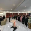 KPU Kota Banjar melantik sebanyak 75 anggota Panitia Pemungutan Suara (PPS) untun Pilkada Kota Banjar, di aula Hotel Mandiri Kota Banjar, Minggu 26 Mei 2024. (Cecep Herdi/Jabar Ekspres)