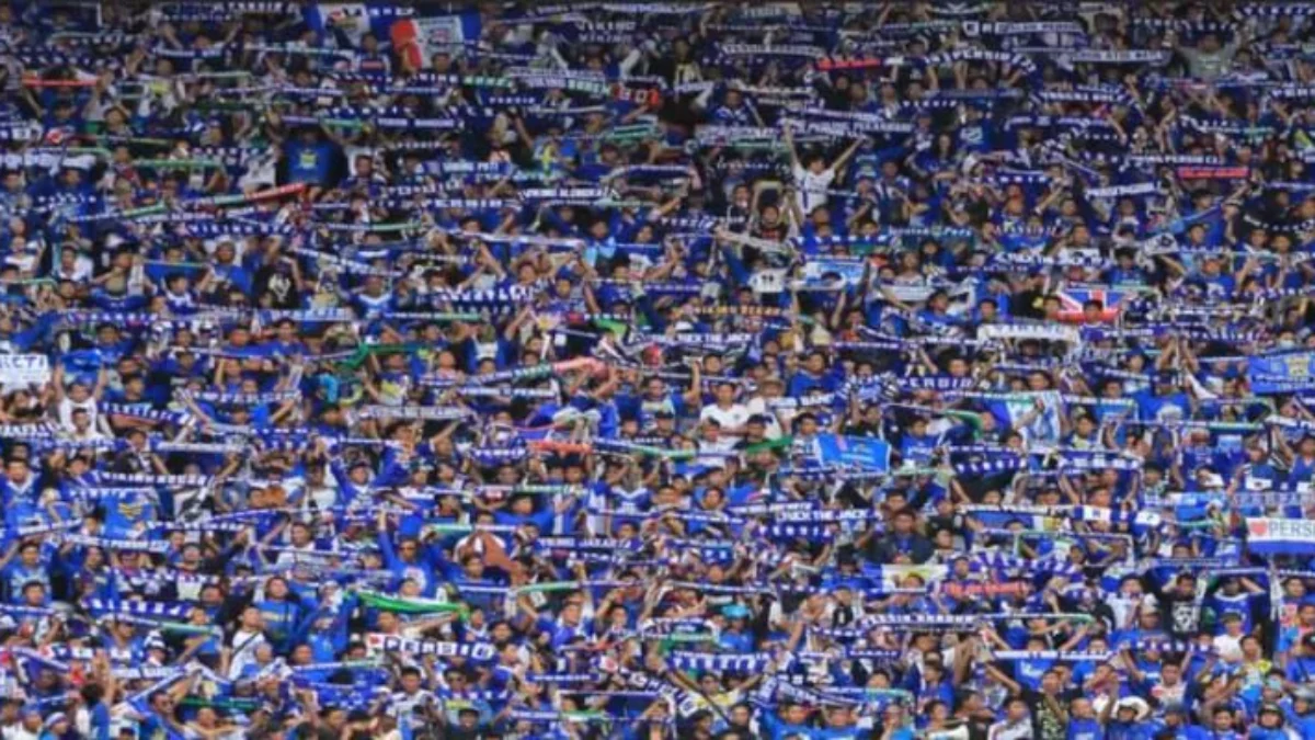 Aksi Bobotoh di Si Jalak Harupat/Dok Persib/