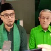 Eka Maulana usai mendaftar penjaringan Bacawalkot Bogor di kantor DPC PPP Kota Bogor, Kamis (16/5). (Yudha Prananda / Jabar Ekspres)