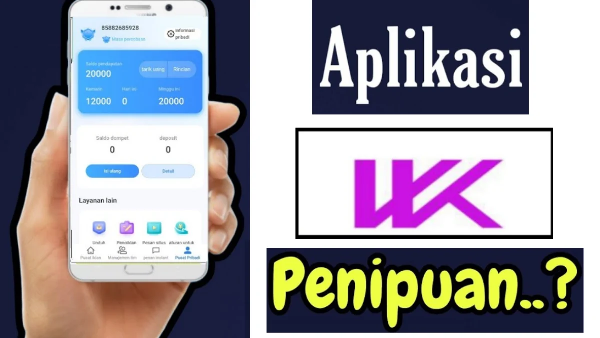 Apakah Aplikasi WK itu Penipuan Skema Ponzi? Cek Faktanya