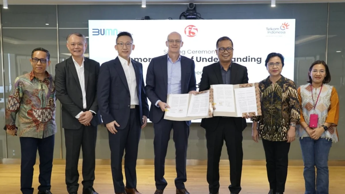 Perkuat Cybersecurity Indonesia, Telkom bersama F5, Pemain Global Multicloud Application Security and Delivery, Kokohkan Kemitraan Strategis
