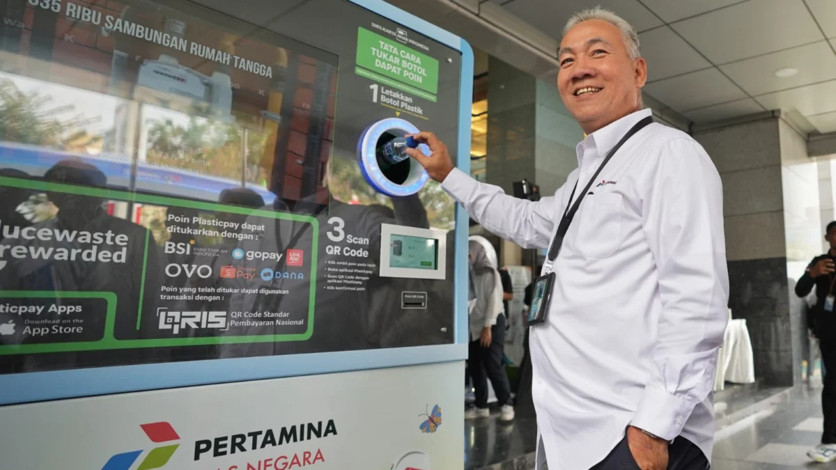 PGN Luncurkan Reverse Vending Machine (RVM) Plasticpay di HUT PGN ke-59, Dukung Program Dekarbonisasi NZE 2060