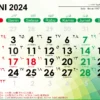 Kalender Hijriah Juni 2024 Lengkap Tanggal Merah/ Dok. Kemenag