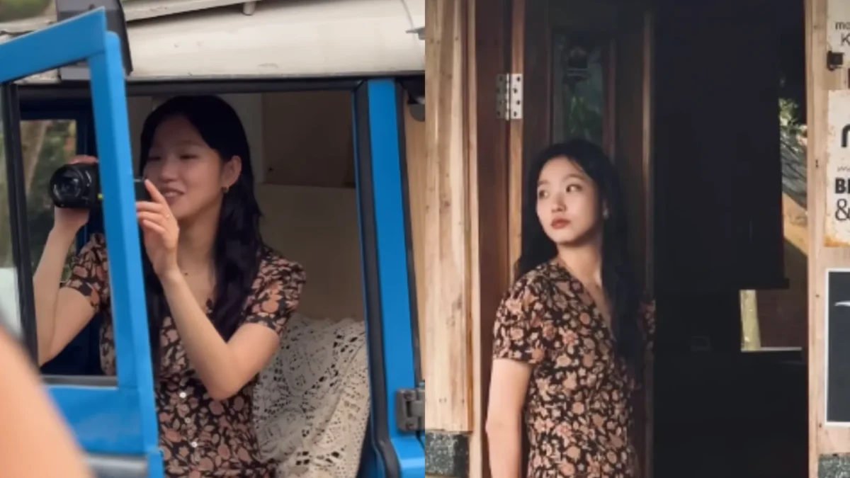 Kim Go Eun di Garut Viral, Ada Apa?/ Kolase @ggonekim
