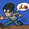 Ilustrasi maling sepeda motor/istimewa/